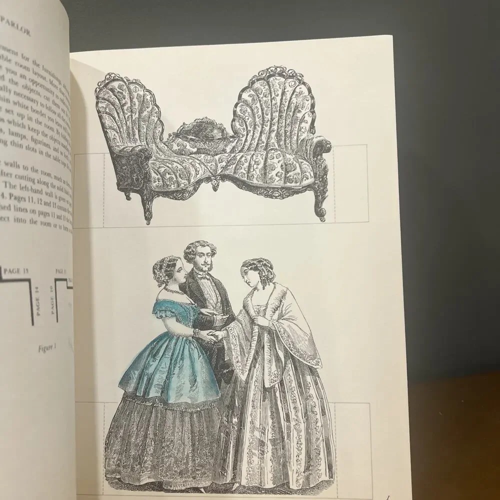 The Victorian Parlor Cut & Color Book‎ Unused Softcover 1975 Dover Publishing